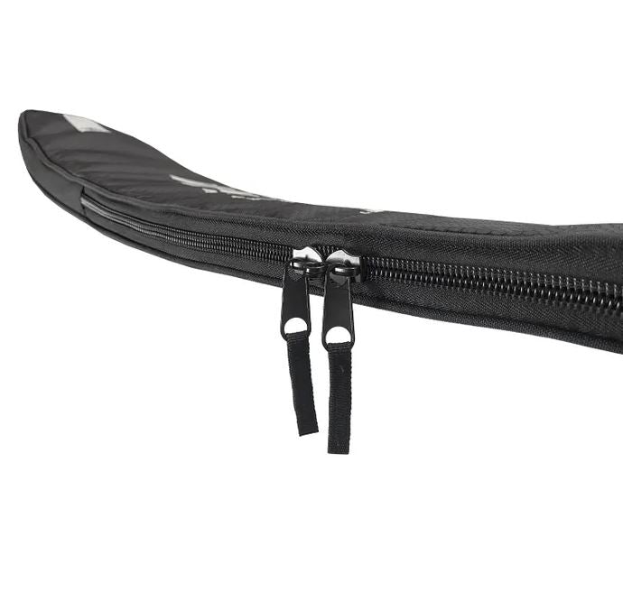 Masterline Deluxe Mens Slalom Bag Lockable Zipper Silver/Black