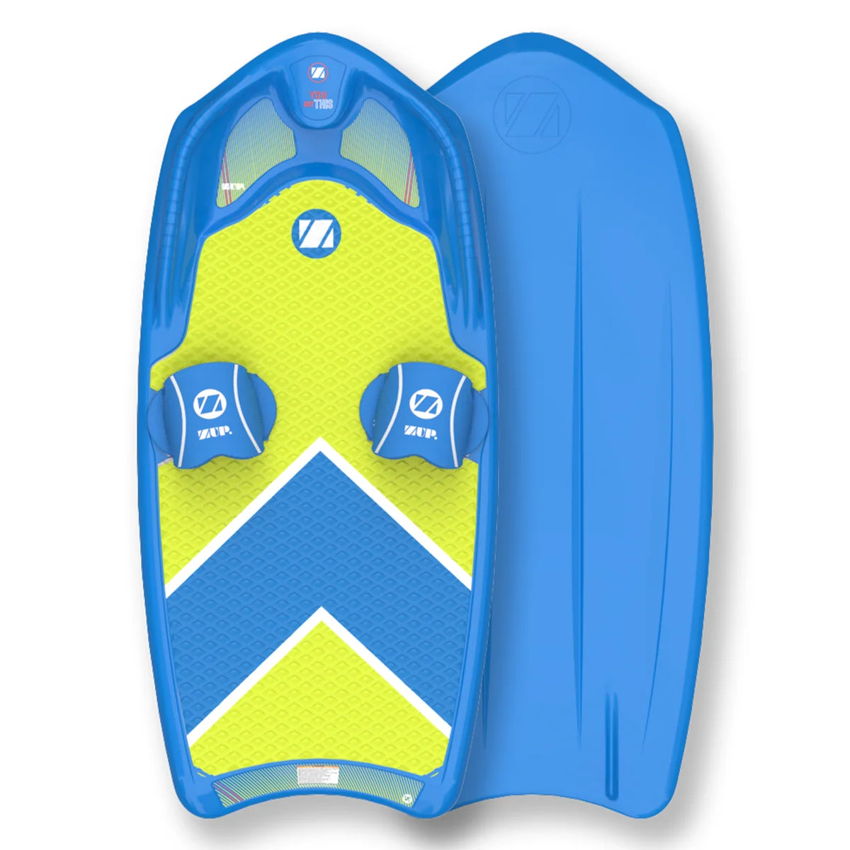 2027 ZUP You Got This Kneeboard Blue/Yellow